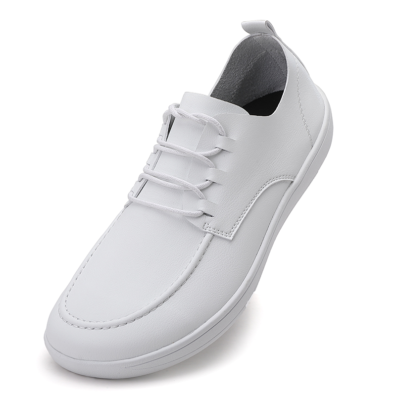 Summer Breathable Leather Beanie Shoes Men foto 5