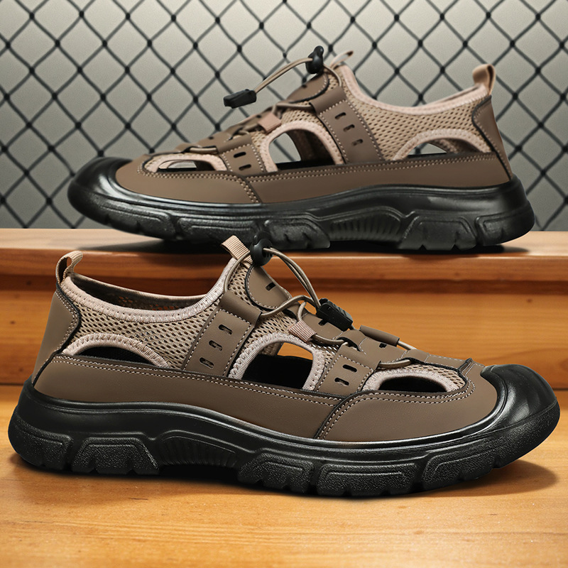 Summer Beach Hole Wading Rotating Button Sandals Men's Casual Shoes foto 2