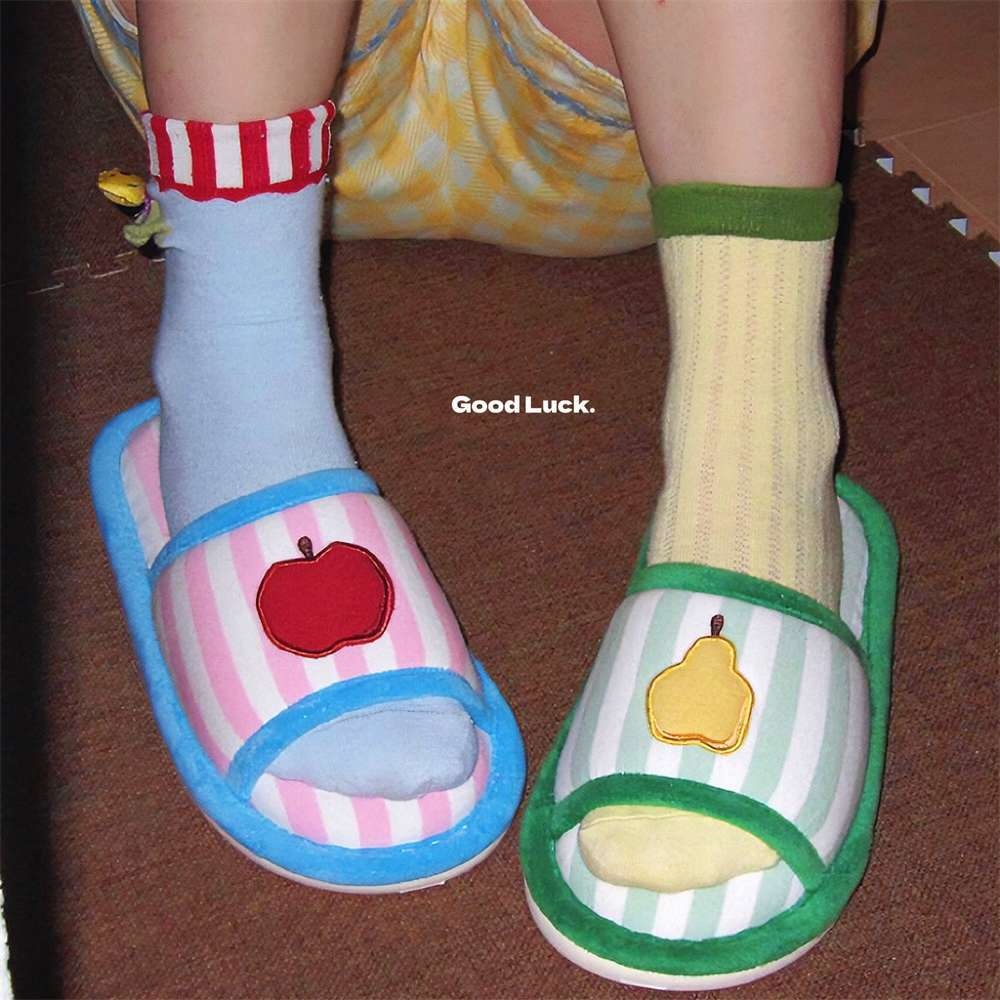 Cute Stylish Sweat-absorbing And Breathable Striped Slippers foto 3