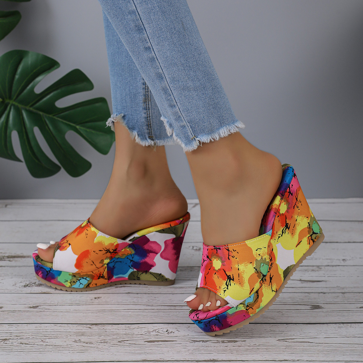 Closed-toe Slippers Summer Fashion Casual Outdoor Beach Sandals foto 5