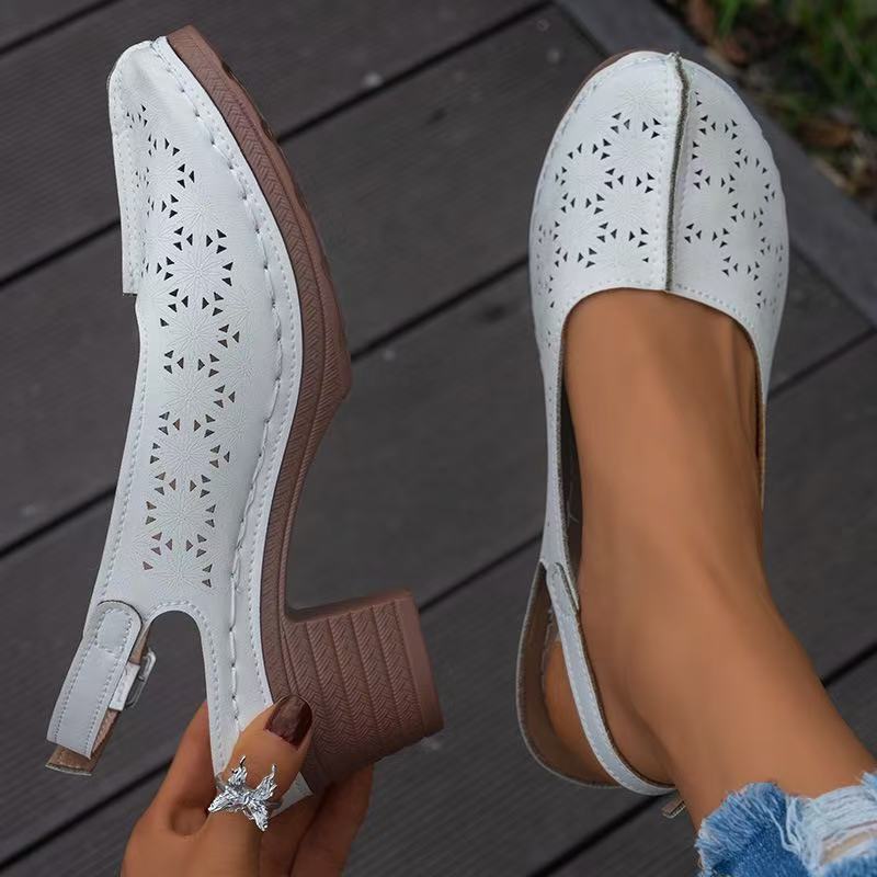 Women's Wedge Sandals European And American Plus Size High Heel Sandals foto 5