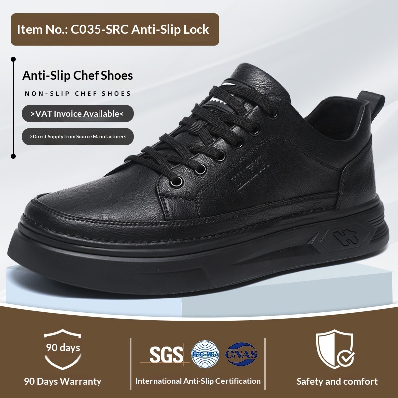 Spring Non-Slip, Oil-Resistant, Comfortable Chef Work Shoes foto 2