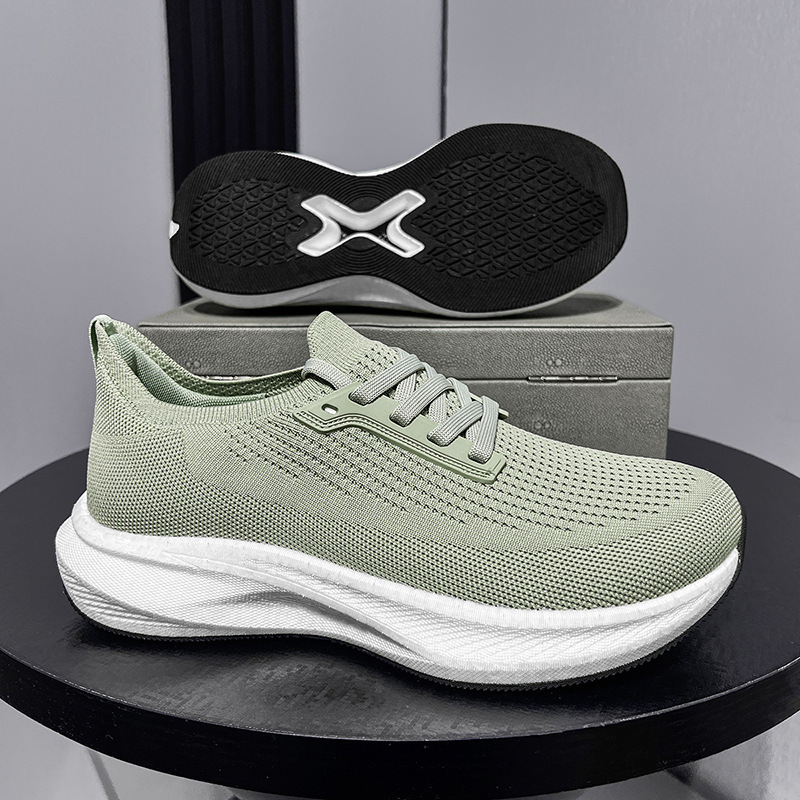 Mens Mesh Wide-toe Fashionable Casual Outdoor Running Shoes foto 4