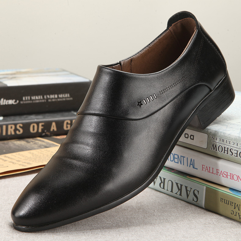 Men's Photo Studio Wedding Photography Casual Leather Shoes foto 2