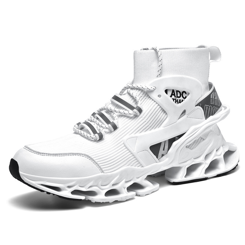 Men's High-top Shock-absorbing Running Mesh Sneaker foto 2