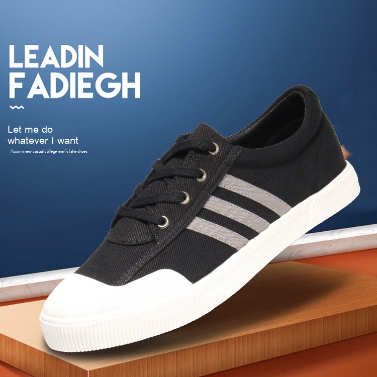Breathable Slip-on Canvas Shoes Men's Casual Beijing Sneakers foto 5