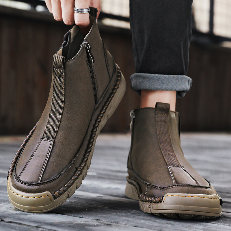 Slip-on High-top Casual Martin Boots foto 4