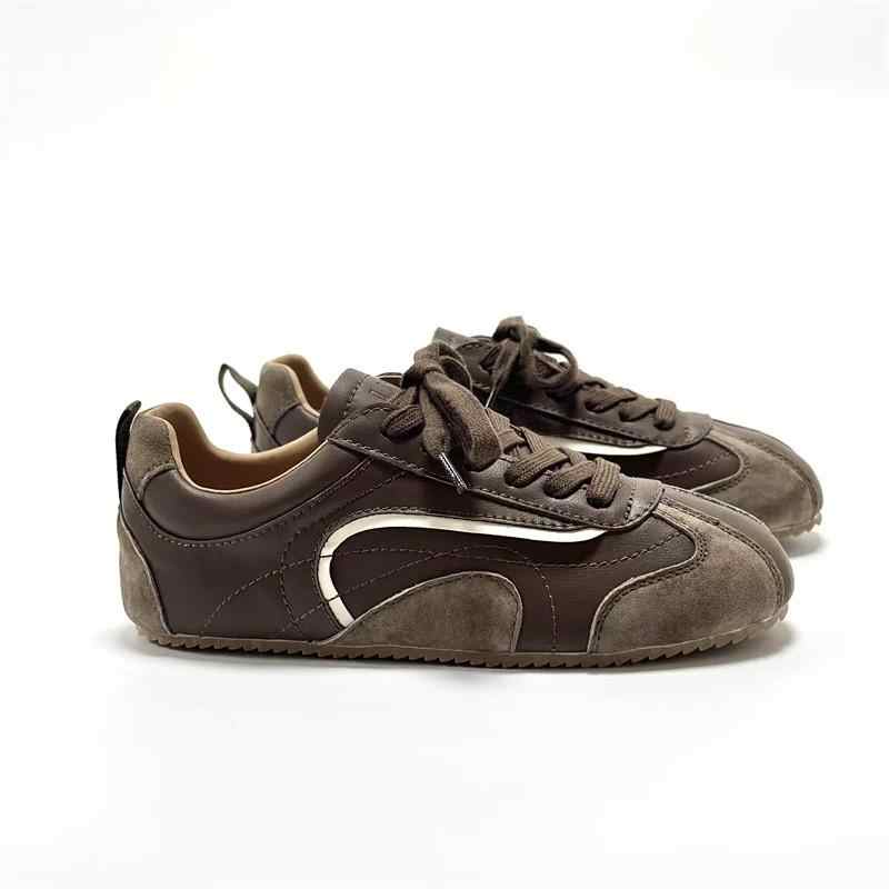 Flat Bottom Show Feet Xiaode Training Shoes Female Ins Fashion Minority All-match foto 4