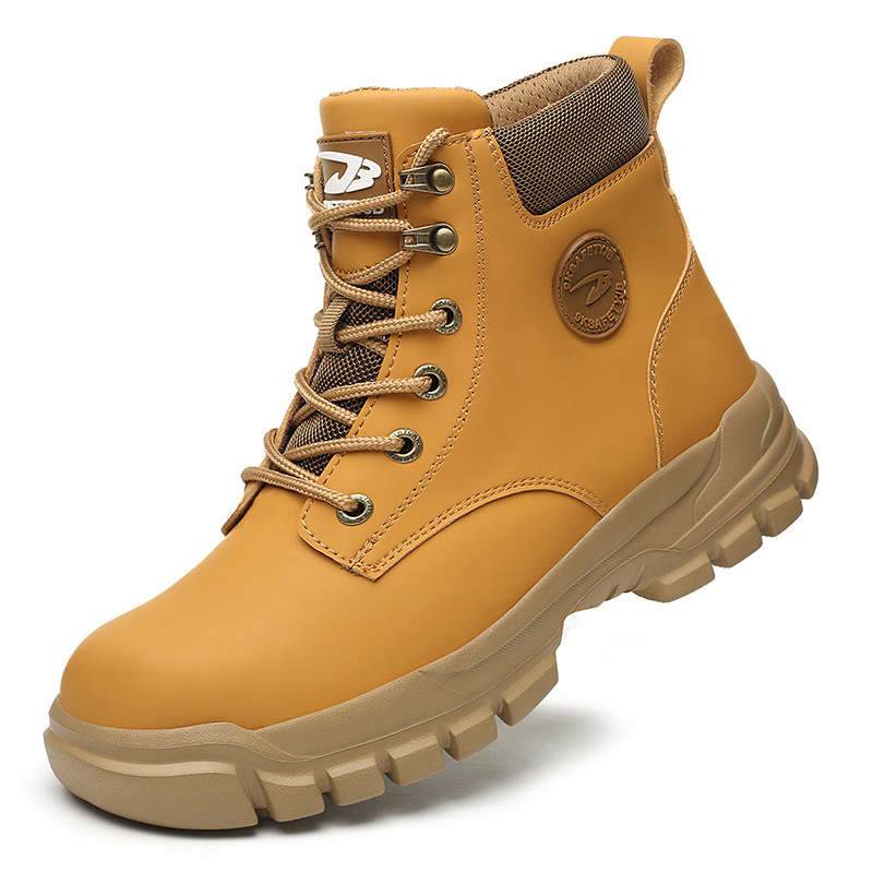 Labor Protection Plush And Warm Steel Toe Shoes foto 2