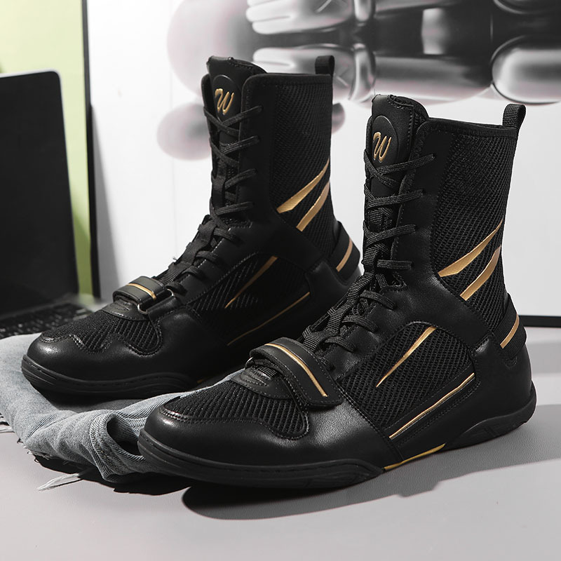 Sanda Combat Training Wrestling Shoes foto 5