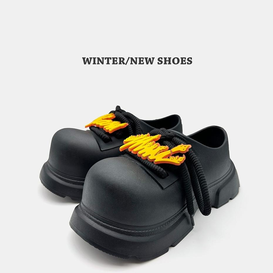 Spring Thick Soled Height Increasing Couple's Big Head Men's And Women's Casual Shoes foto 2