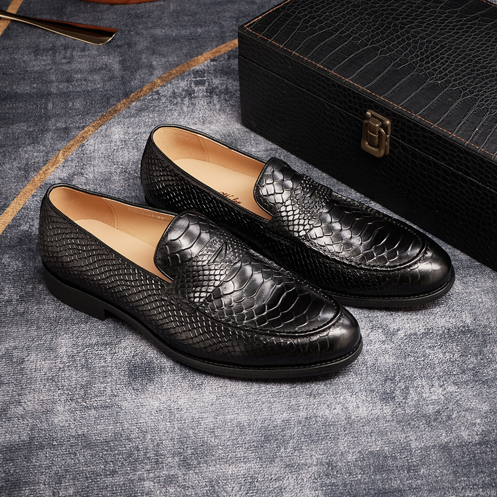Mens Formal Wedding Dinner Shoes Business Dress Shoes foto 3