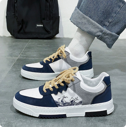 Men's Trendy All-Match Platform Sports Casual Borad Shoes foto 4
