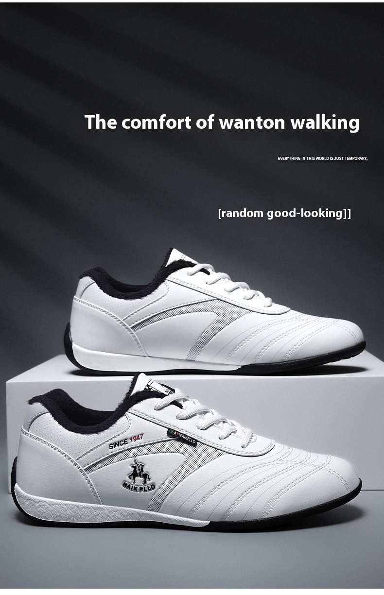 Autumn And Winter Cotton-padded Shoes With Velvet Men's Casual Sneaker foto 5
