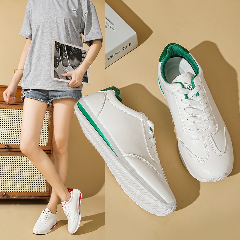 Autumn Casual Sports Trendy White Shoes For Women foto 3