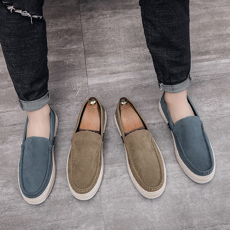 Men's Casual Pumps Canvas Lazy Old Beijing Cloth Shoes Soft Bottom foto 3
