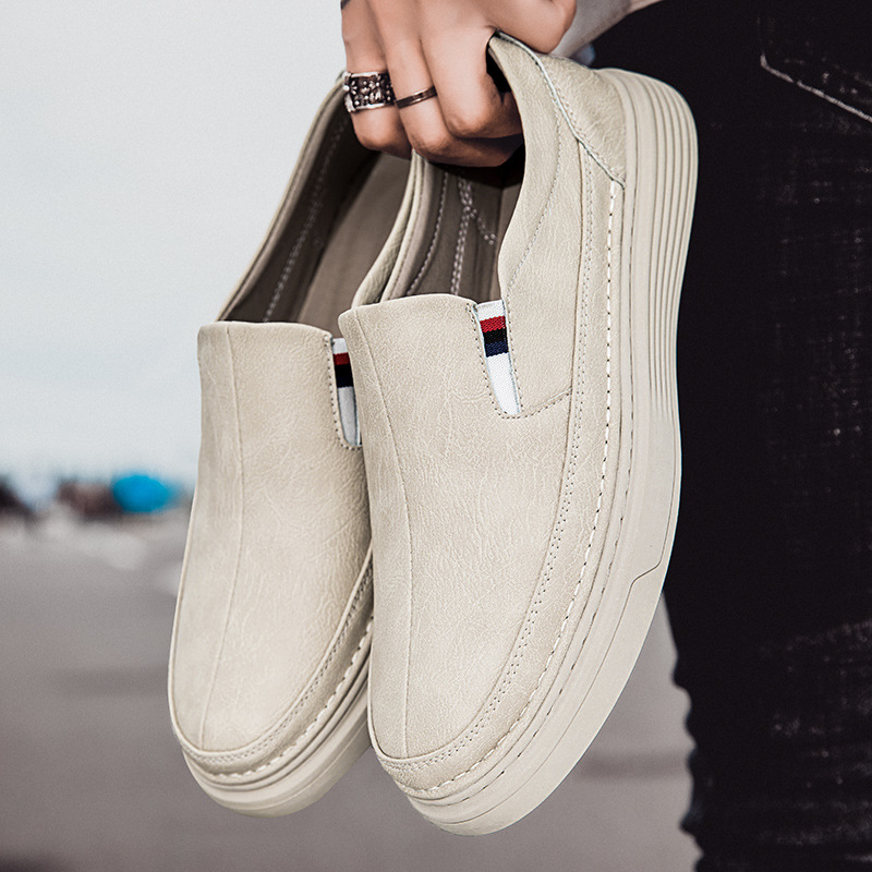 Men's Fashion Personality Cowhide Casual Shoes foto 2