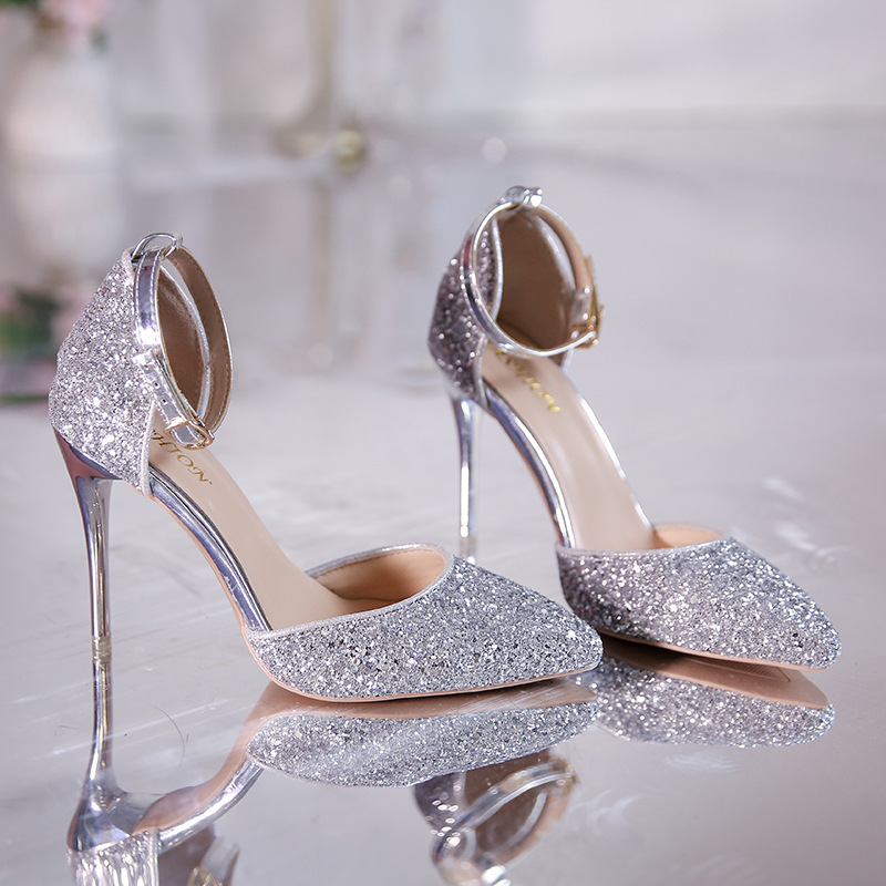 European And American Style Stiletto Heel Fashion High Heels foto 5