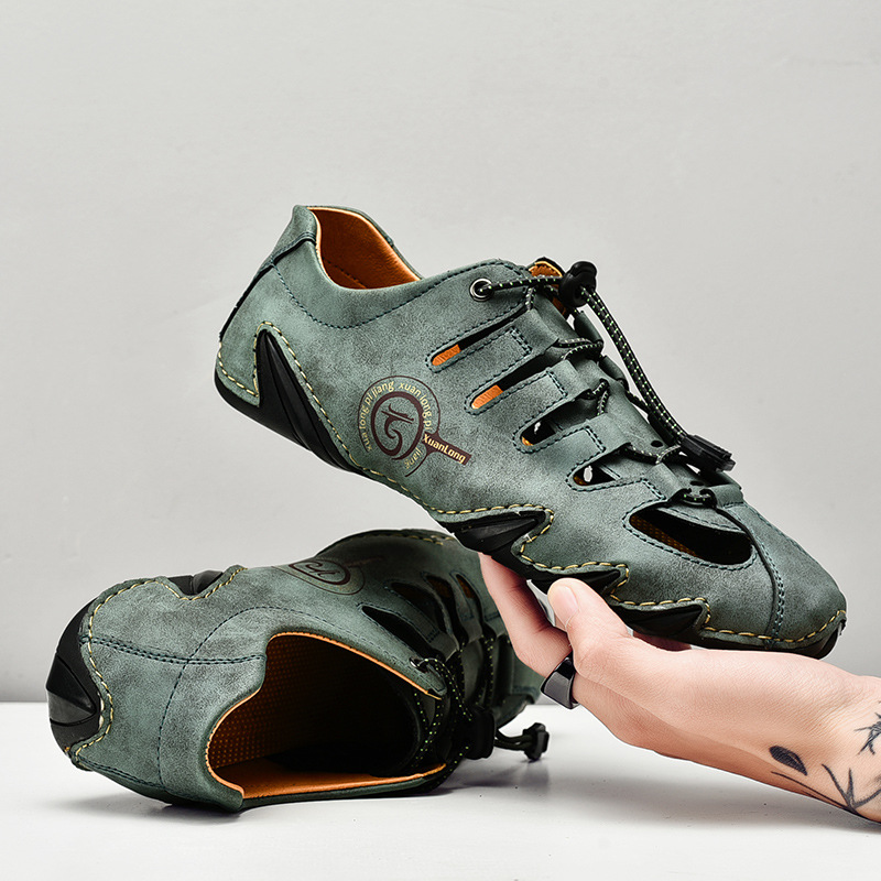 Plus Size Men's Casual Hollow Beach Sandals foto 4