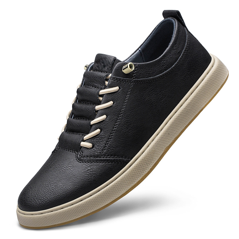 Big Size Board Shoes Cowhide Outdoor Casual Shoes foto 5