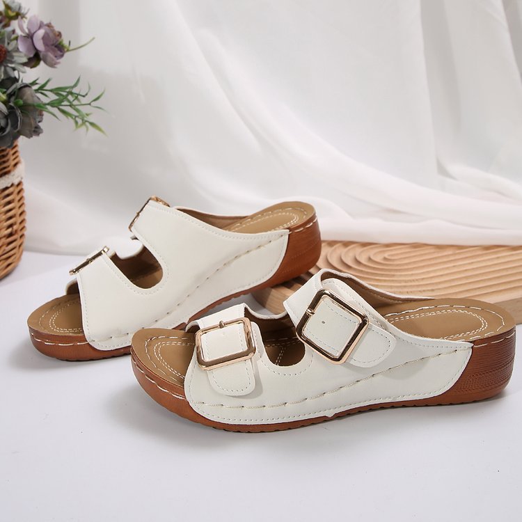 Plus-size Birkenstock-style Sandals With A Single Strap Buckle foto 3