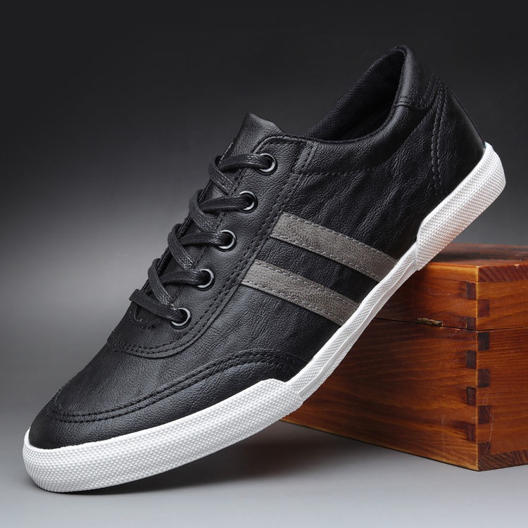 Men's Shoes Spring And Summer Breathable Fashionable Shoes Casual Odor-destroying Leather foto 5