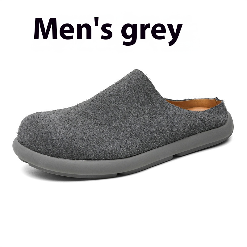 Outdoor Half Slippers Leather Shoes foto 4