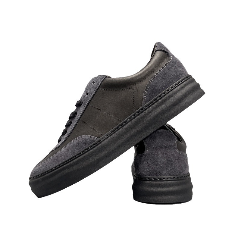 Genuine Leather Casual Board Shoes Men's Simplicity Fashion foto 5
