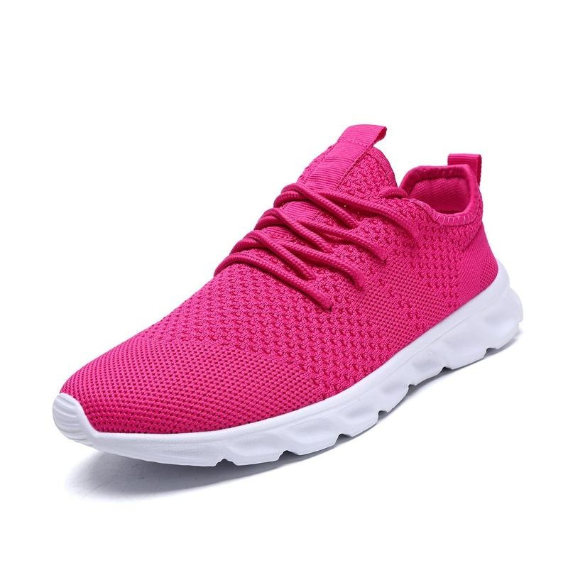 Men's Breathable Running Shoes - Lightweight Cushioned Athletic Sneakers for Road and Track Training
