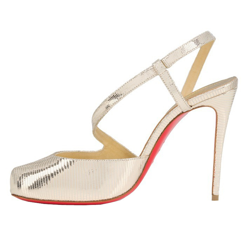 Go-Getter Girl Style Low-cut Toe Cap Sexy Stiletto Heel Cross Strap Hollow foto 4