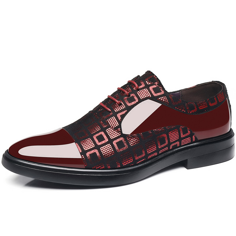 Men's Versatile Spring And Autumn Business Leather Shoes