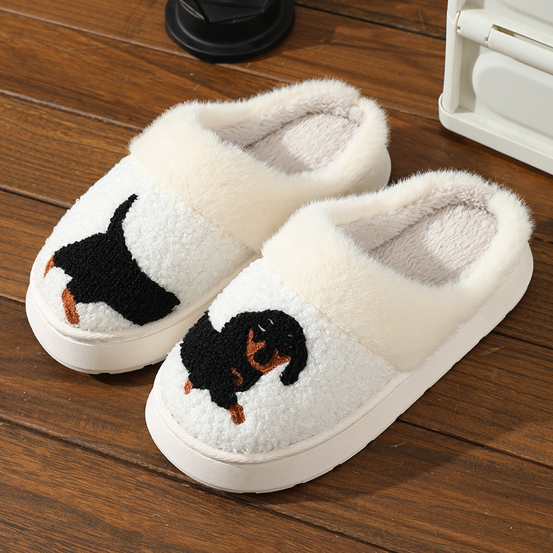 Non-slip Warm Wear-resistant Sausage Dog Slippers foto 5