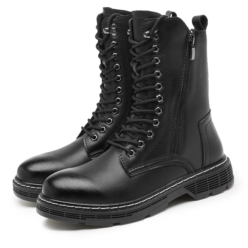 Autumn And Winter Plus Size Men's Long High-top Martin Boots foto 5