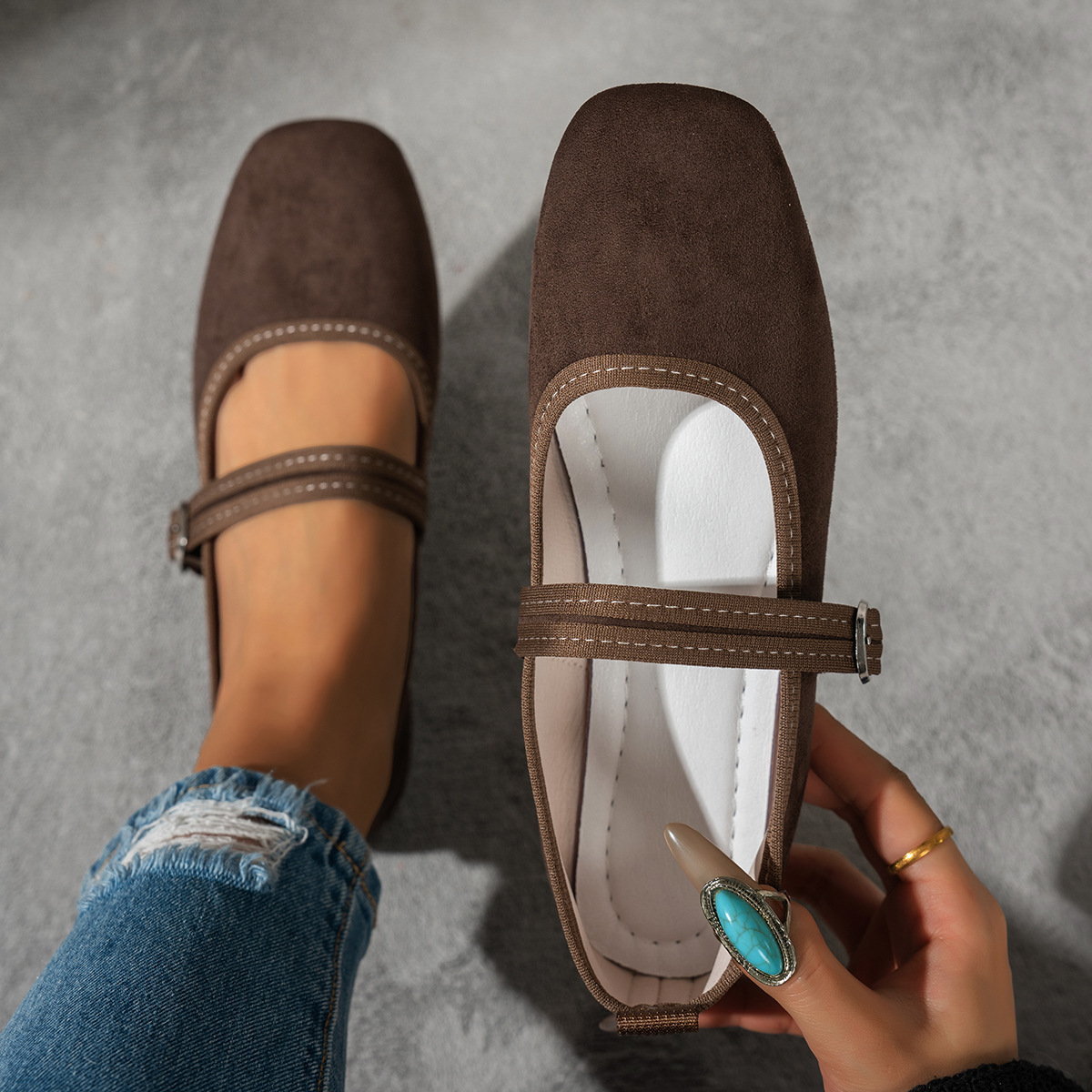 Womens Casual Low-cut Shoes With An Elegant Sophisticated Style foto 3