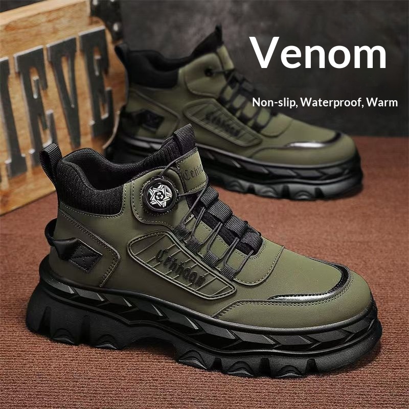 Casual Sports Platform Height-increasing Non-slip Outdoor Work Boots foto 3