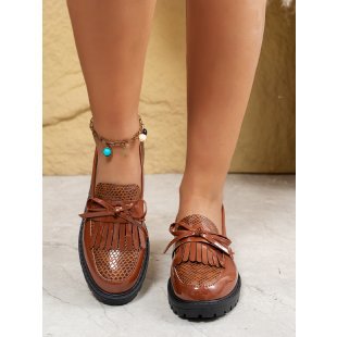 Spring And Autumn New Women's Bow Loafers foto 4