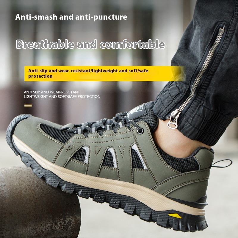 Men's Deodorant Toe Cap Lightweight Protective Footwear foto 2