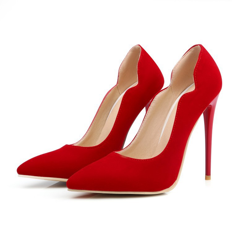 Sexy High-heeled Stiletto Patent Leather Pumps foto 2