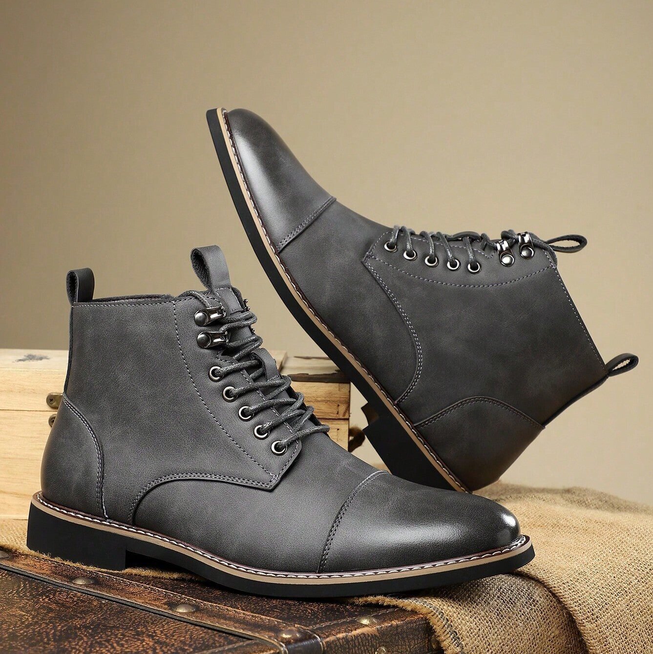 Fashion Business Casual Men's Martin Boots foto 3