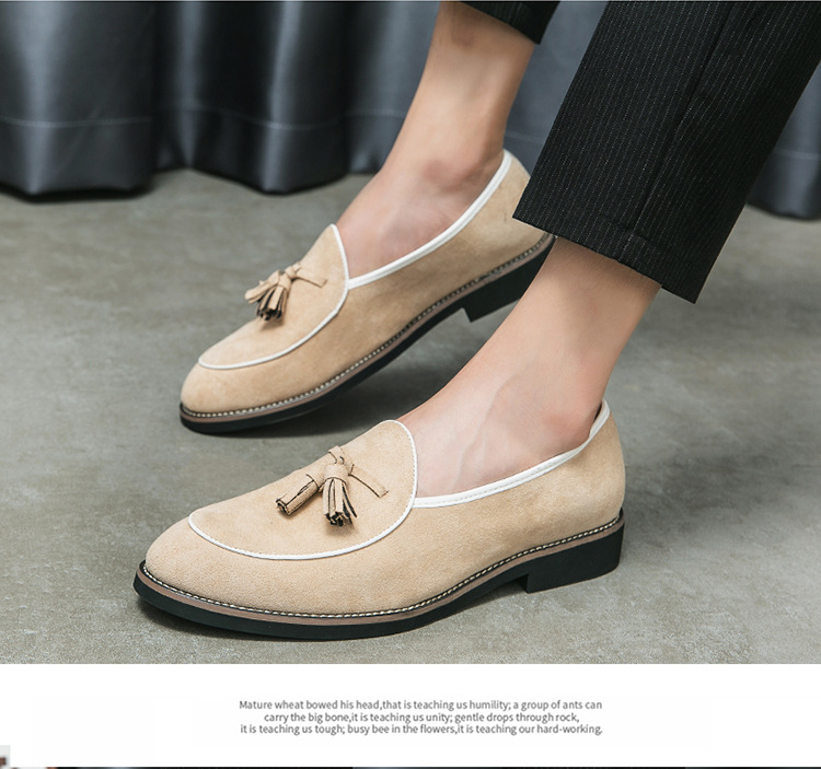 Men's Fashion Personality Trend Business Leather Shoes foto 2