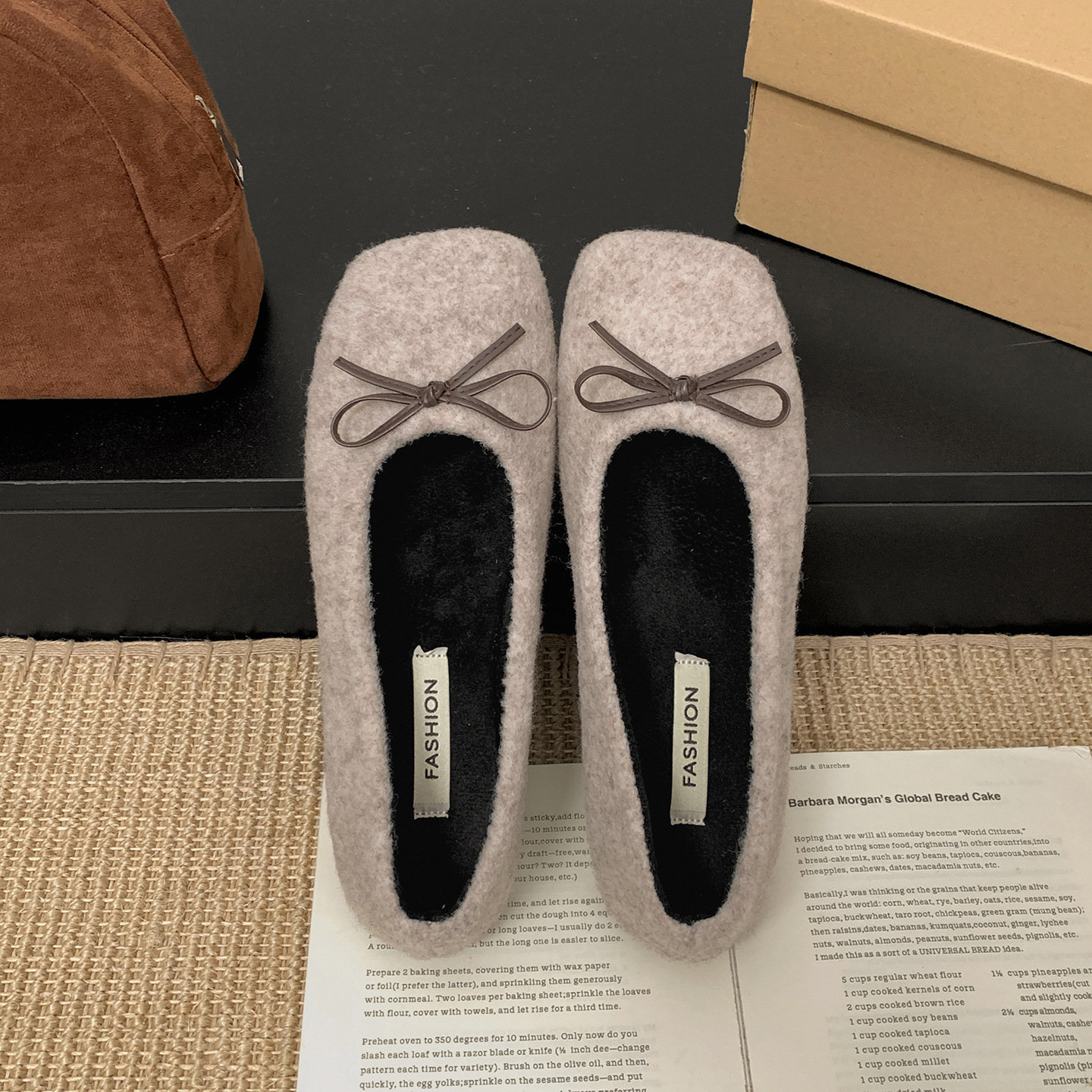 Retro French Flat Low-cut Shoes Women foto 2