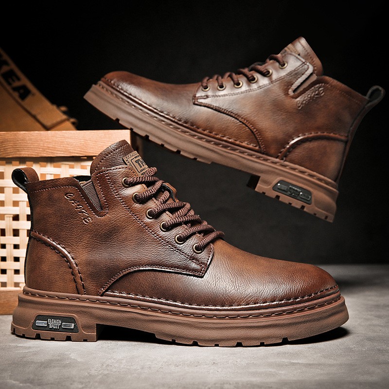 Martin Boots Thick-soled Mid-top Retro Easy Matching Casual foto 4