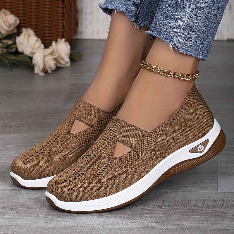 Womens Casual Flyknit Breathable Shoes foto 4