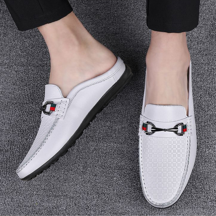 Men's Slip-on Loafer Shoes Large Size Leather Shoes foto 5