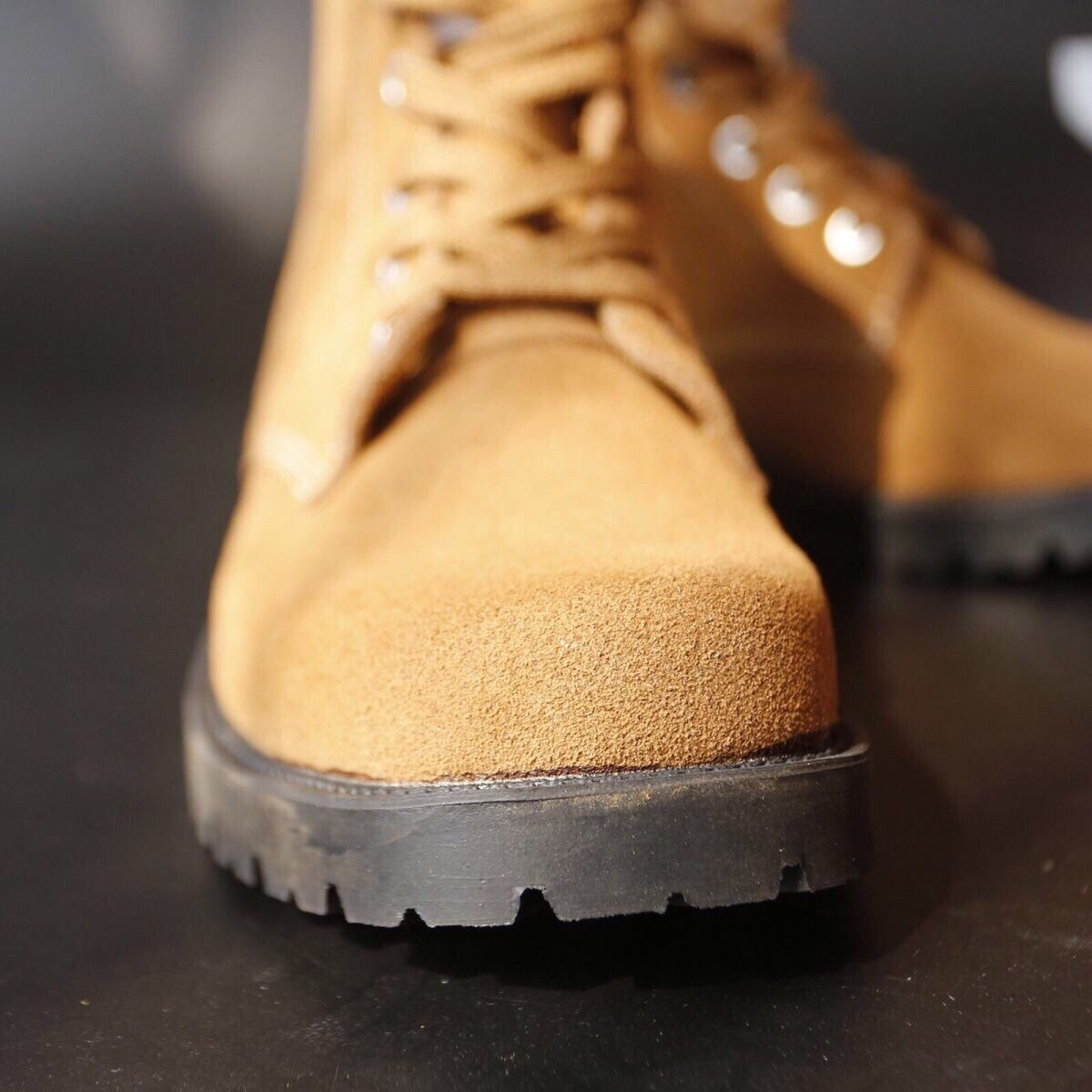 Fluffy Breathable Construction Site Protective Old-fashioned Big Head Shoes foto 3