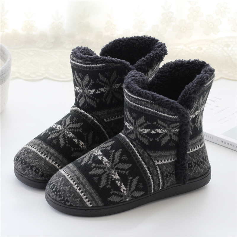 Bag Heel Household Boots Thick-soled Cotton Slippers foto 2