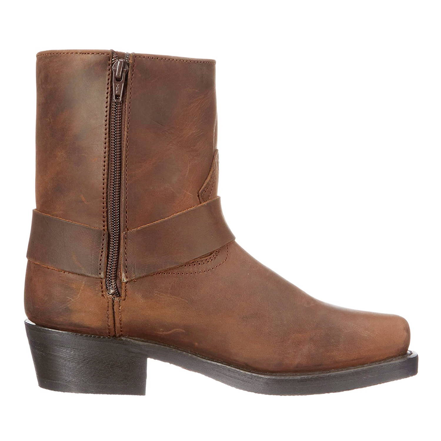 Versatile Men's Casual Leather Retro Short Boots foto 3