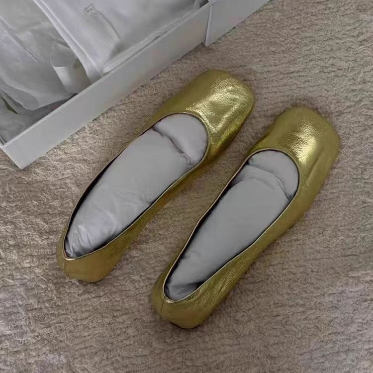 Women's Hidden-Heel Square-Toe Flat Shoes foto 5