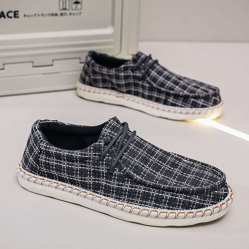 Breathable Retro Casual Canvas Shoes foto 2