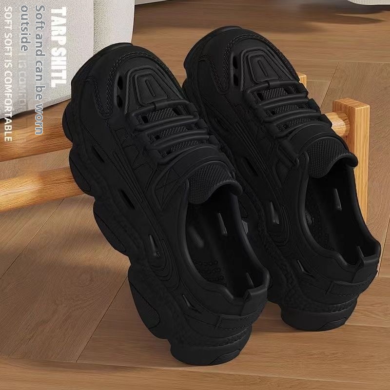 Men's Hole Shoes Thick-soled Beach Fishing Sandals foto 3